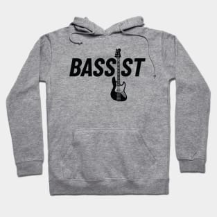 Bassist J-Style Bass Guitar Light Theme Hoodie